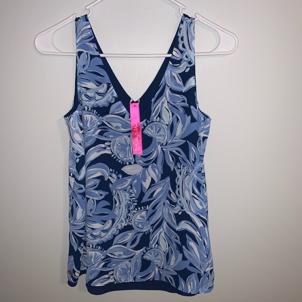 Lilly Pulitzer Florin Reversible Tank Top NWOT